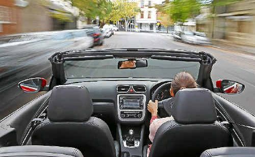 The Volkswagen Eos suspension is firm but things can get bumpy on country roads. The Volkswagen Eos suspension is firm but things can get bumpy on country roads.